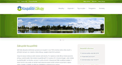 Desktop Screenshot of koupalistezakupy.cz